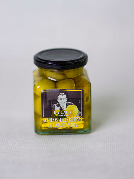 Aceitunas rellenas de Anchoa Albert Adrià 270ml